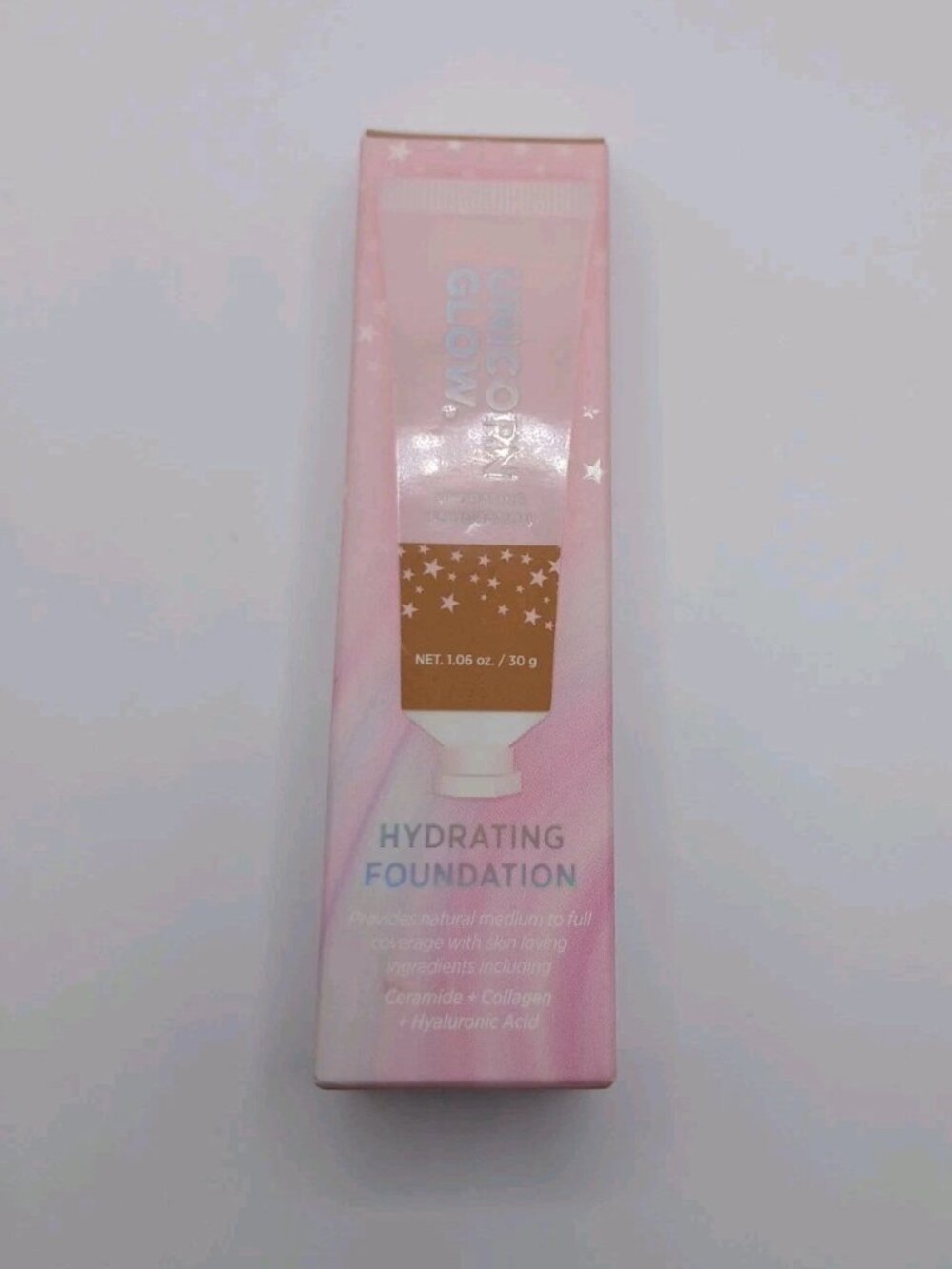 Lot of 2 Unicorn Glow Hydrating Foundation, shade #10 Pecan